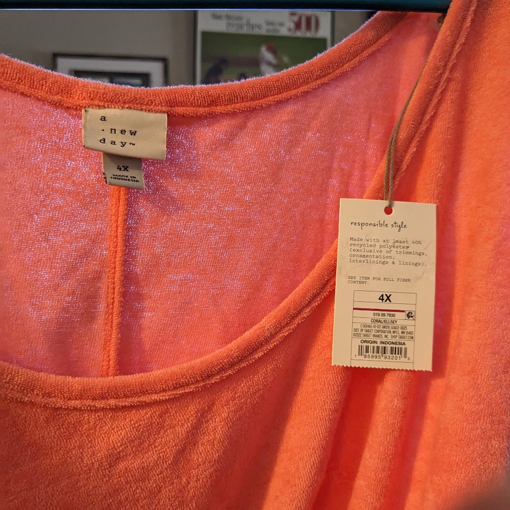 DRESS a Terry Tank Dress 4X